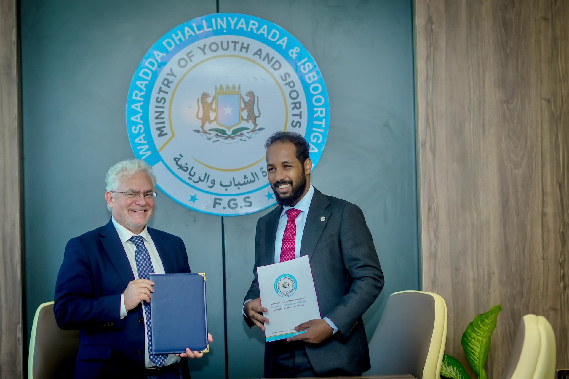 Ministry of Youth, UNDP officially sign dive year partnership agreement in Mogadishu