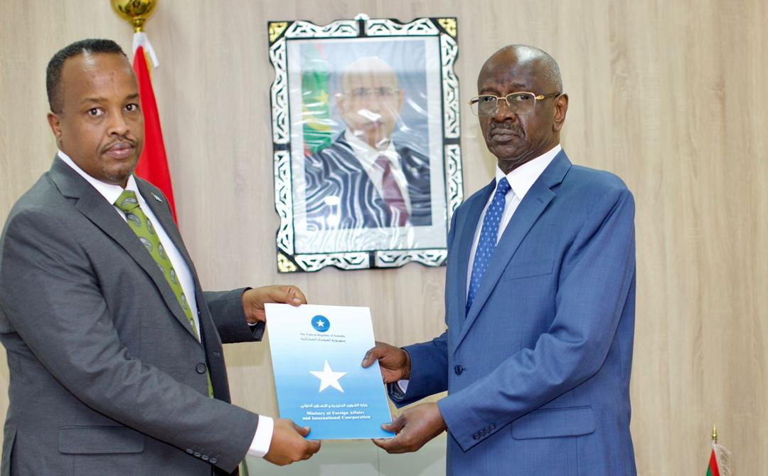 Somali Ambassador to Mauritania Presents Copies of Letters of Credence in Nouakchott