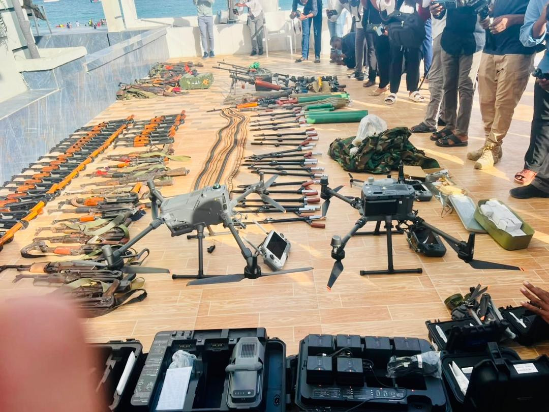 Banadir Police Command Recovers Massive Illegal Arms Cache At Hotel Elite