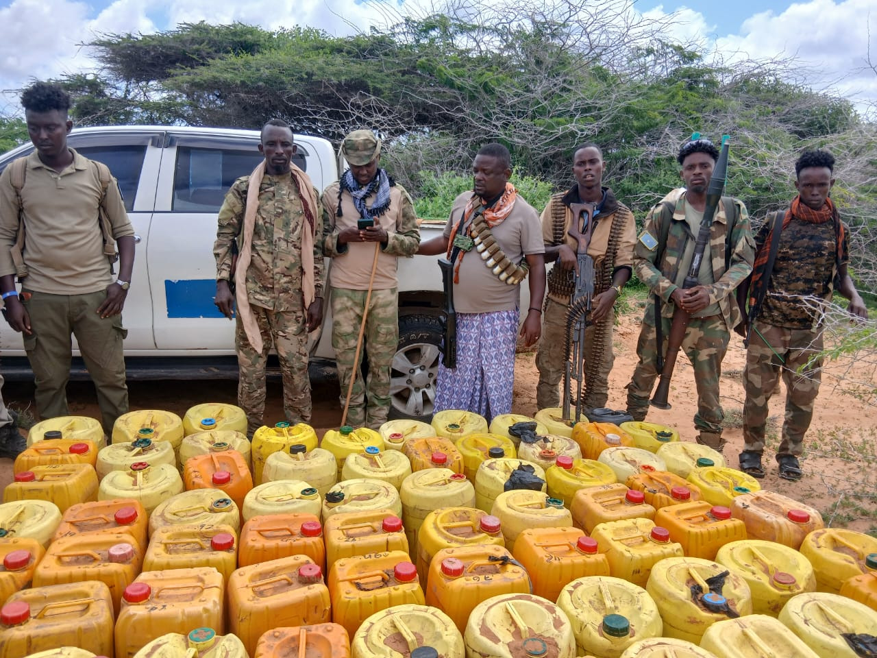 NISA Intercepts Massive Explosives Cache In Lower Shabelle