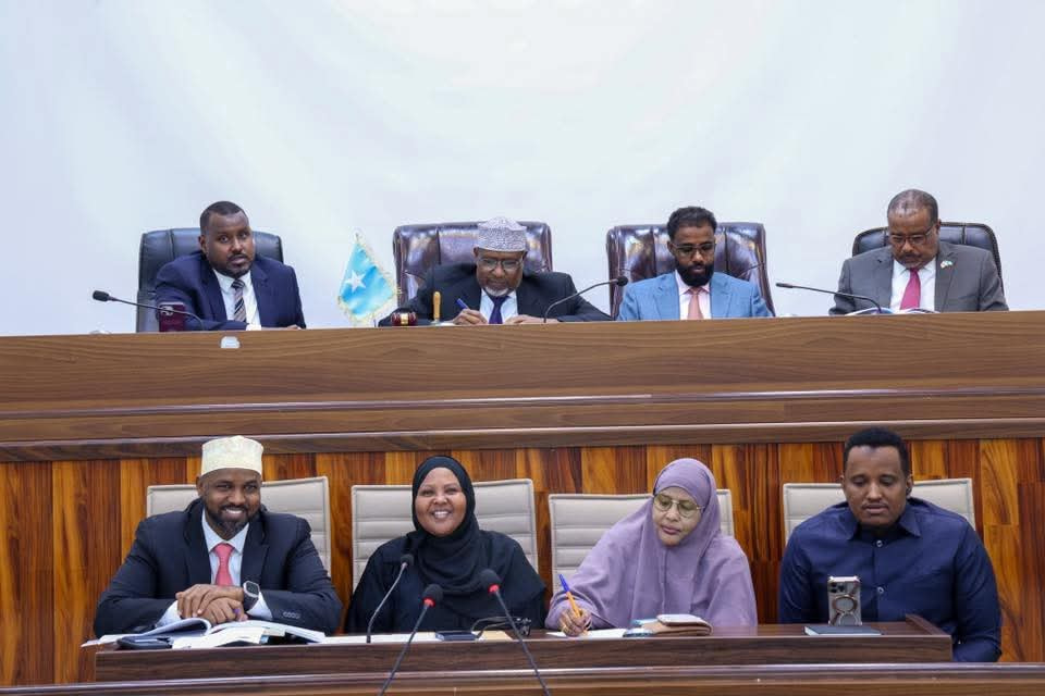 Mudanayaasha labada aqal ee BJFS oo soo gaba gabeeyey ka doodista dastuurka cutubyada 7-aad iyo 8-aad
