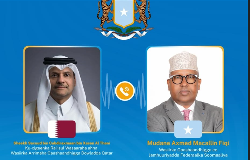 Wasiirada Gaashaandhigga Soomaaliya iyo Qadar oo yeeshay kulan muhiim ah