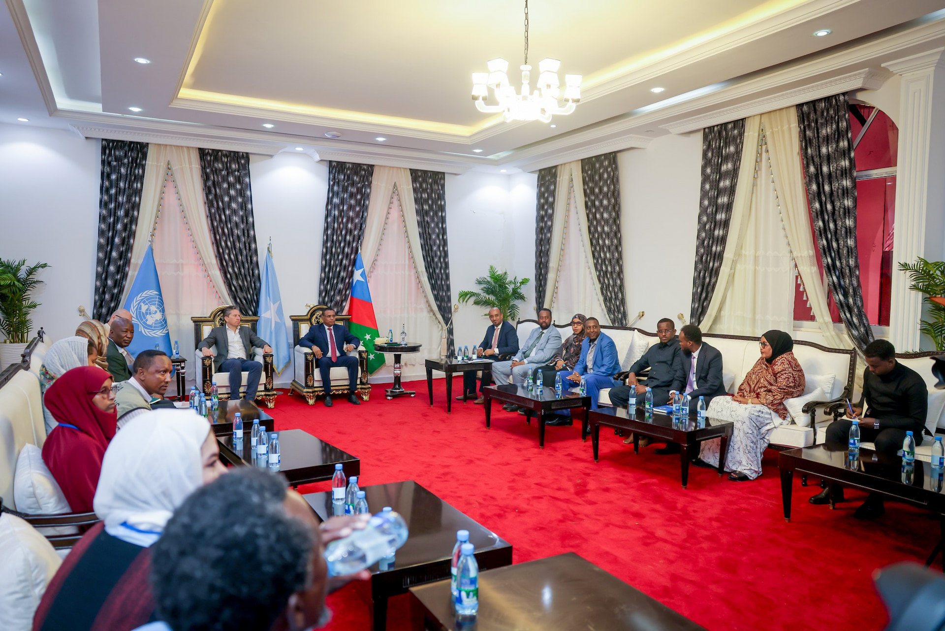 Hogaamiye Koonfur Galbeed oo Baydhabo ku qaabilay wafdi sare oo ka socda Qaramada Midoobay