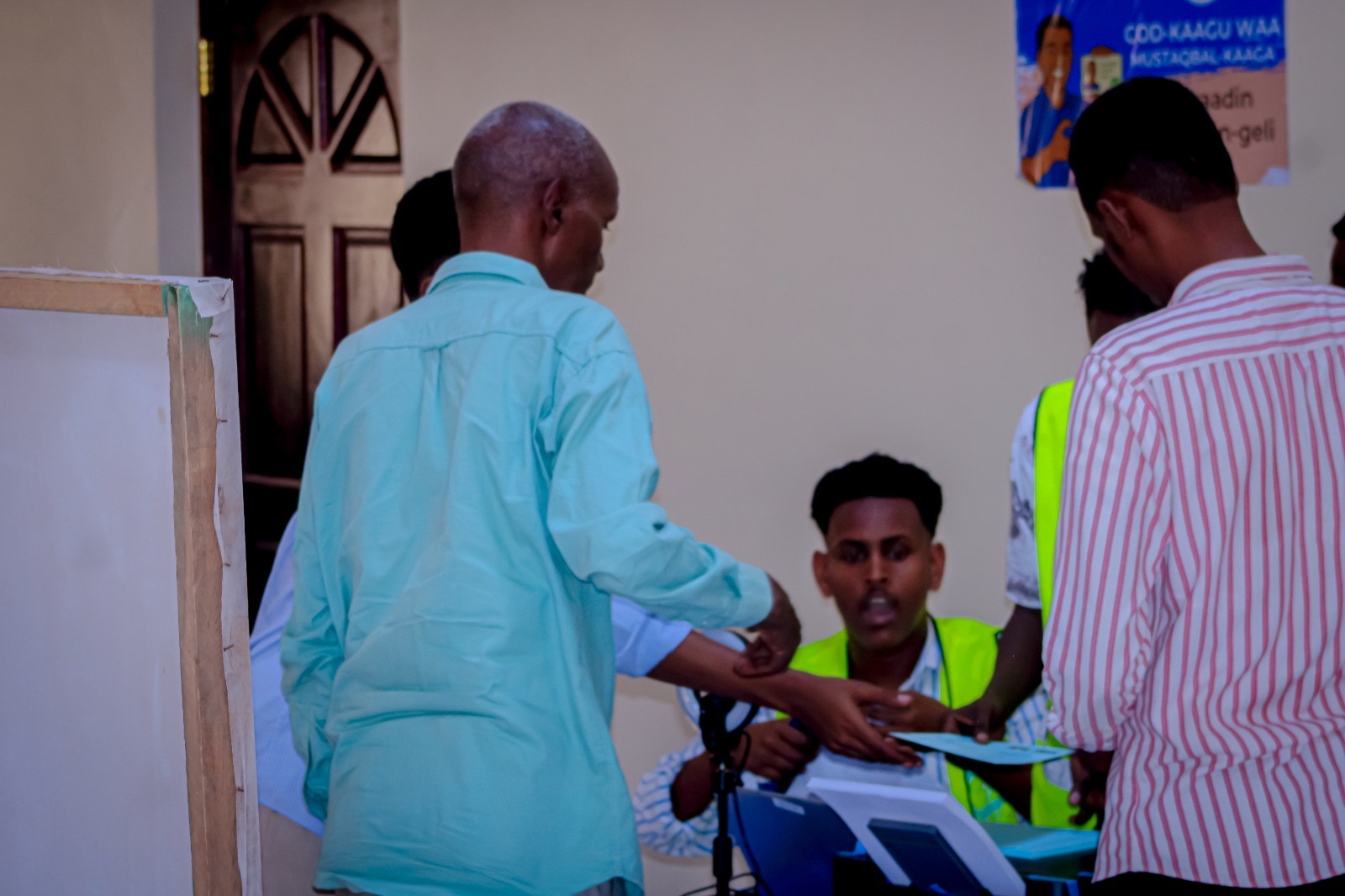 Diiwaangelinta codbixiyeyaasha Doorashooyinka oo laga daahfuray Mahadaay