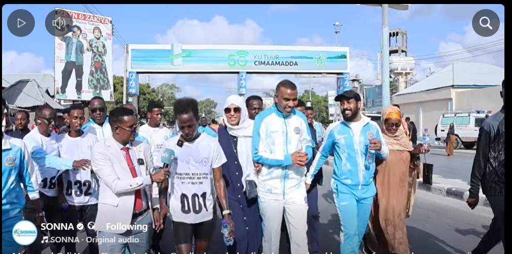 R/ Wasaaraha XFS oo saaka Muqdisho ka daah-furay tartanka Orodada ee Marathon-ka