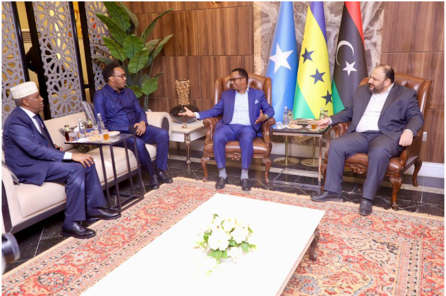 Wasiirka Arrimaha Dibadda XFS oo la kulmay xubno ka tirsan Dowladda Liibiya