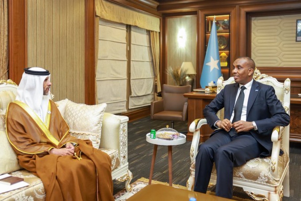 Prime Minister Hamza Meets Uae Ambassador To Somalia Somali National News Agency