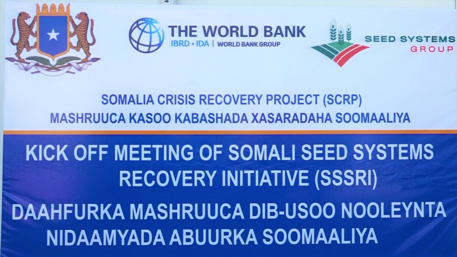 Somali Government invests USD2 million to Revitalizing National Seed