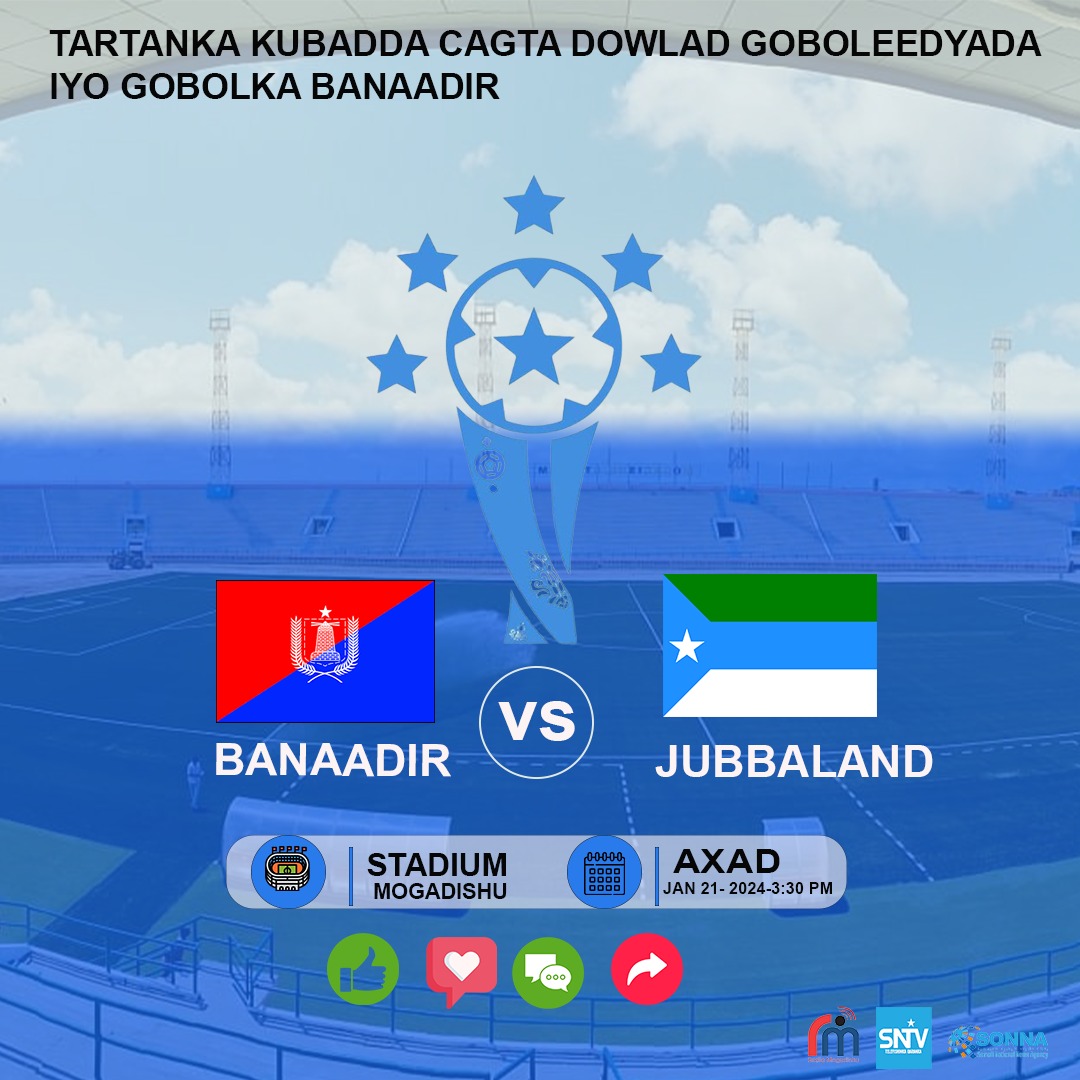 Banadir region faces Jubbaland State as the States of Somalia’s