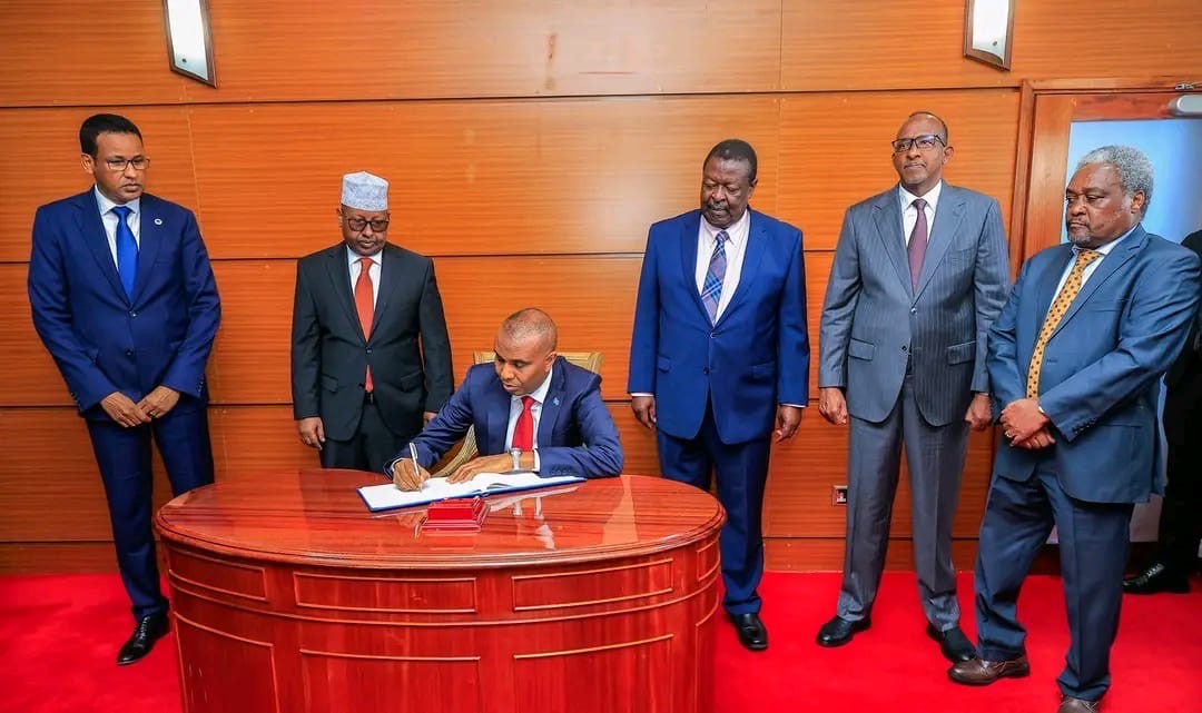 Somali Prime Minister Hamza Abdi Barre Visits Kenya, Strengthening ...