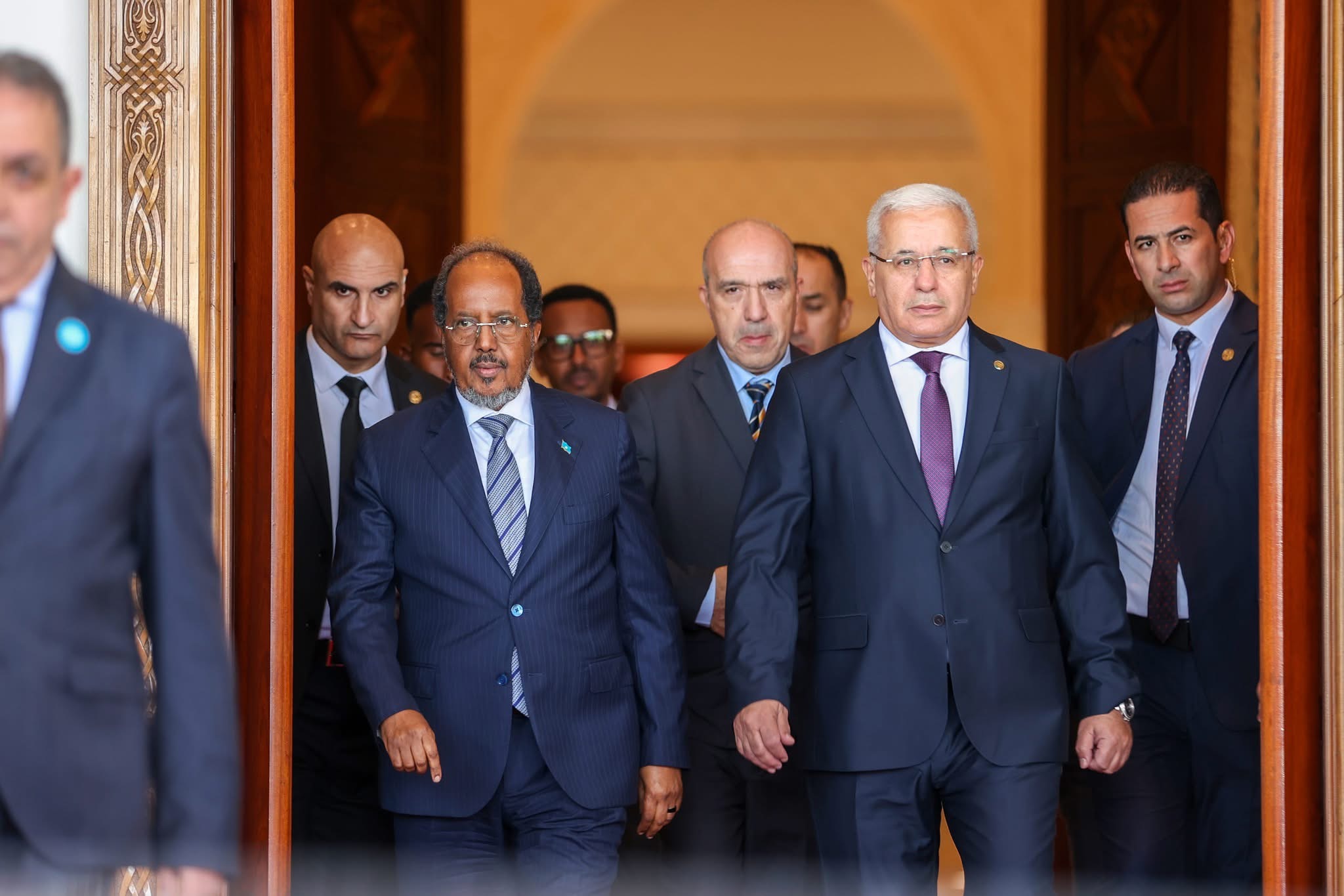 President Hassan Sheikh and His Delegation Arrive in Algeria – Somali Nationwide Information Company President Hassan Sheikh and His Delegation Arrive in Algeria – Somali Nationwide Information Company