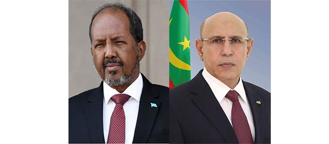 الرئيس الموريتاني يهنئ رئيس الجمهورية بذكرى الاستقلال