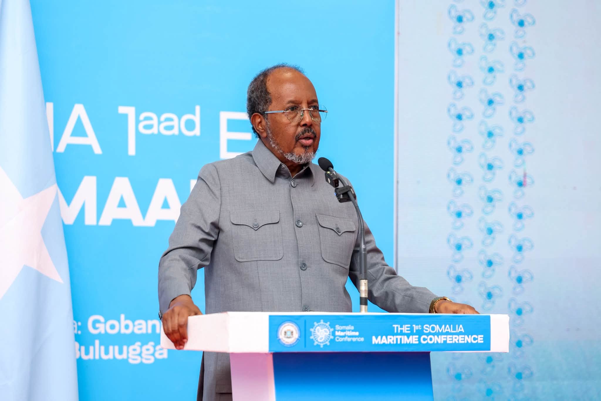 رئيس الجمهورية يفتتح المؤتمر الأول للبحار الصومالية ويؤكد أن البلاد مقبلة على مرحلة تنموية واقتصادية جديدة تفتح أبوابها للاستثمار والشراكة الدولية