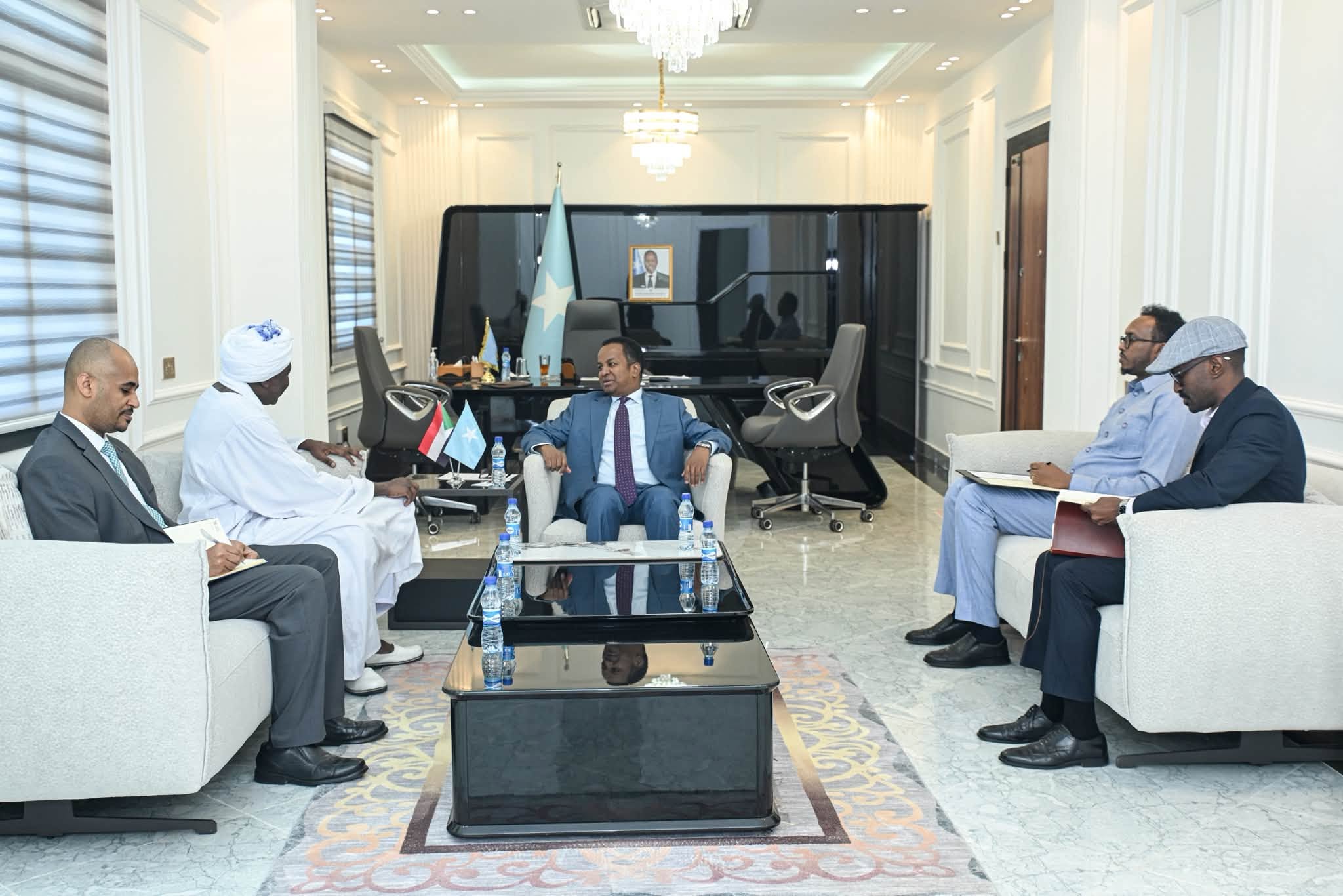 وزير الخارجية يستقبل سفير السودان