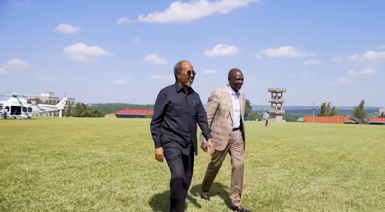 President Hassan Sheikh meets his Kenyan counterpart