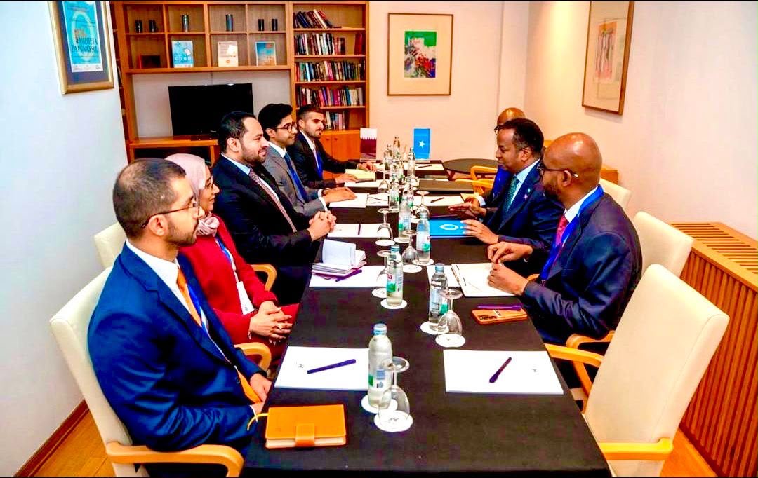 Minister of Foreign Affairs Holds Bilateral Meeting with Qatar’s Minister of State for Foreign Affairs