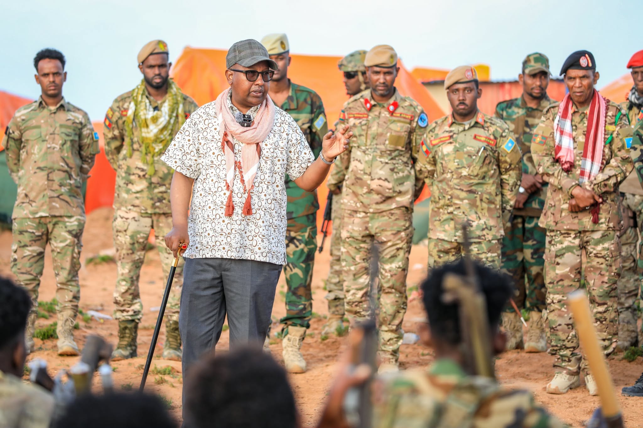Somali Defense Minister Visits Frontline Troops, Vows Sustained Offensive Against Al-Shabaab