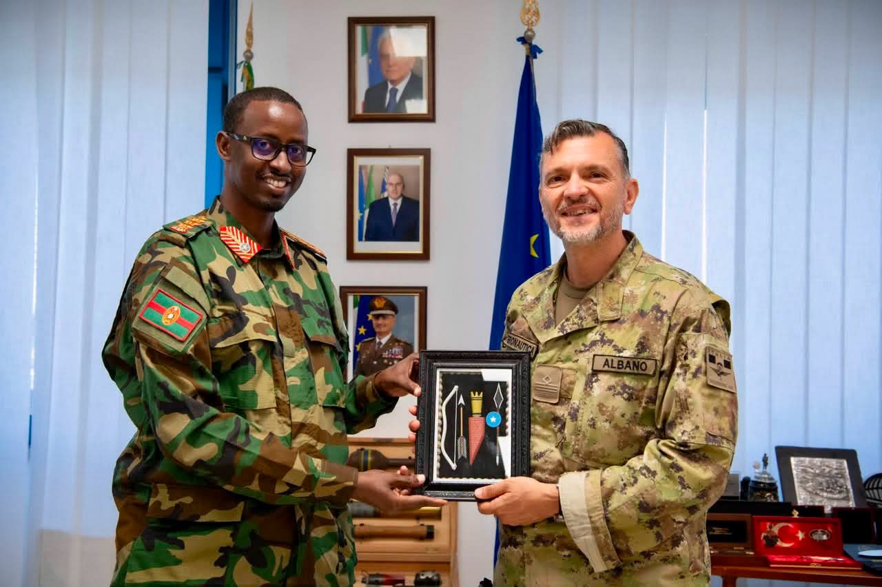 Somali, Italian Special Forces Chiefs Strengthen Military Cooperation