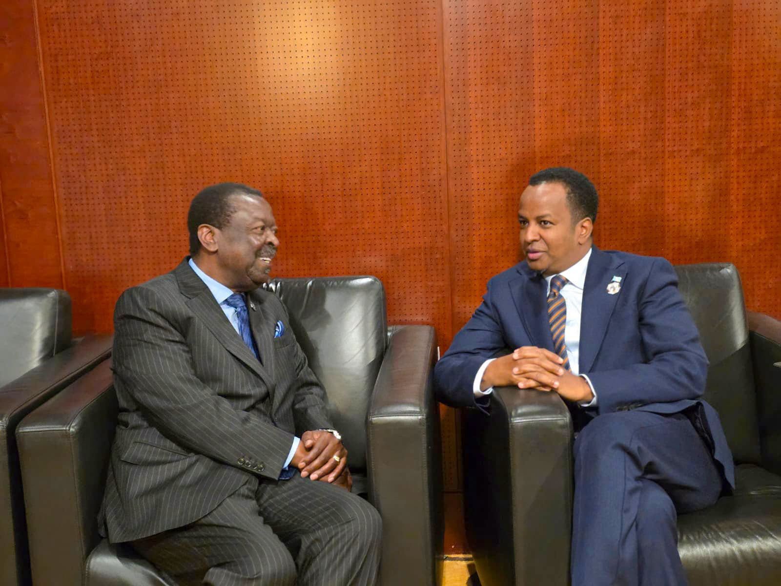 Somali Holds Sideline Bilateral Meeting with Kenya at African Union Executive Council