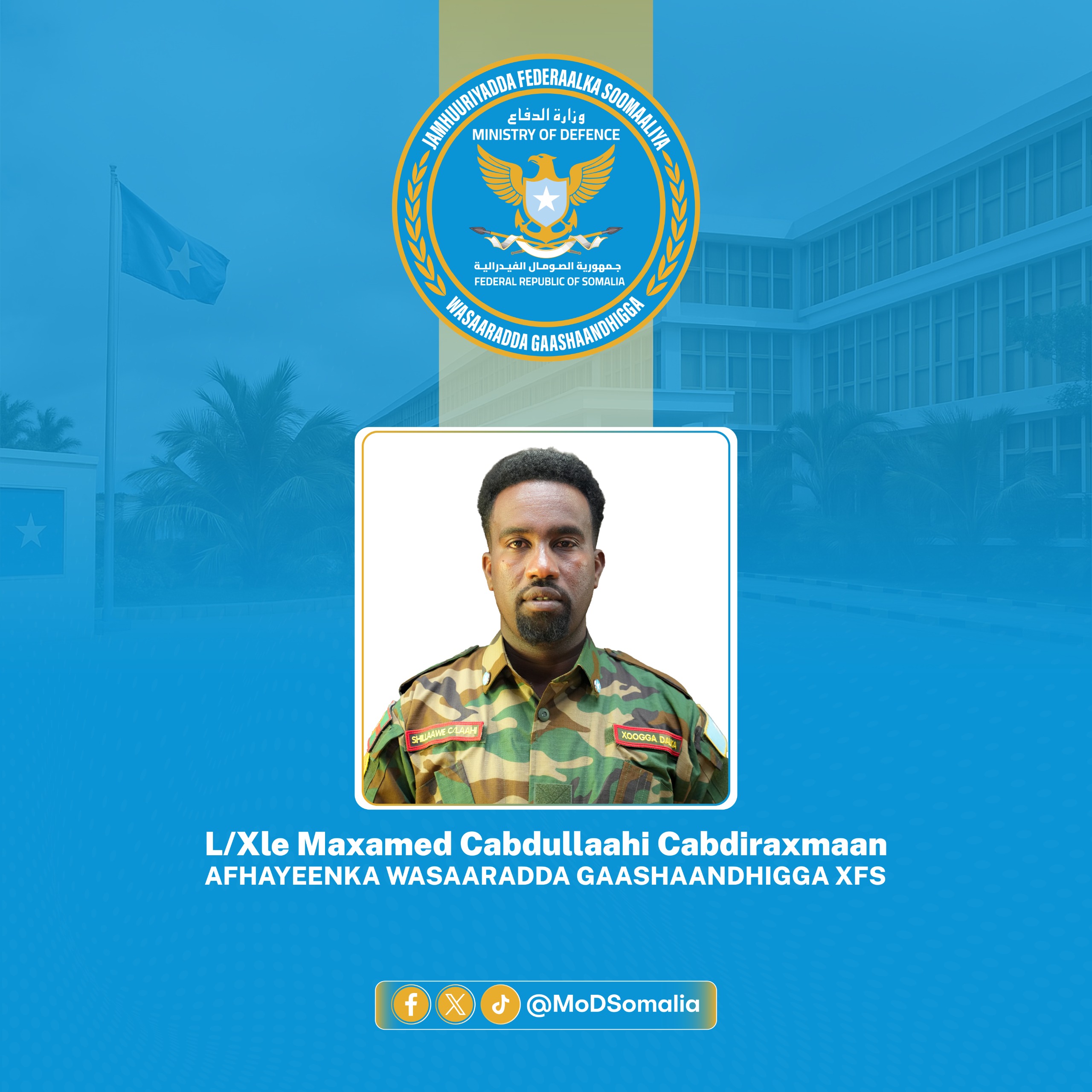 Defence Minister Appoints New Ministry Spokesperson