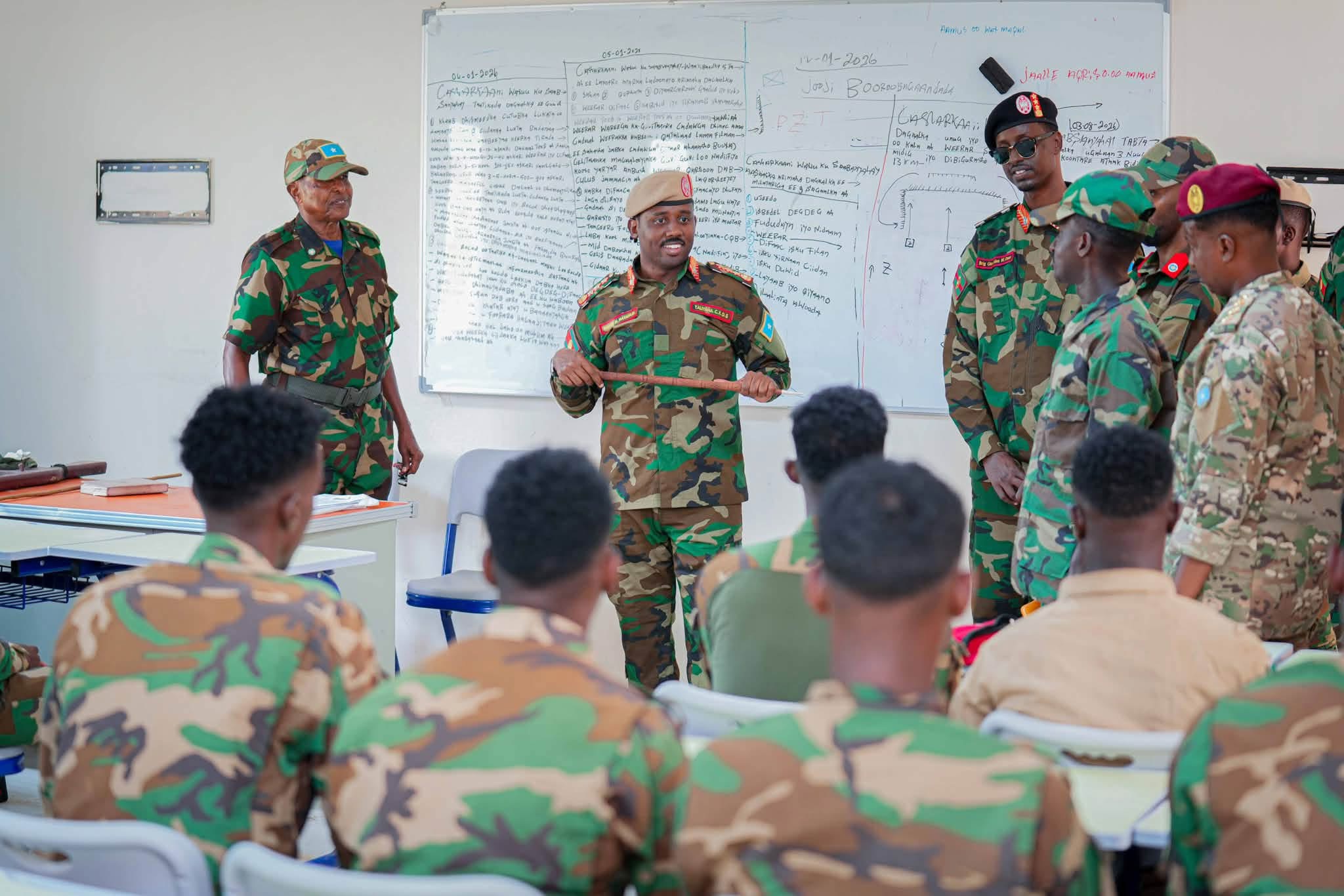 SNA Commander Inspects Elite Forces Training at General Gordon Training School