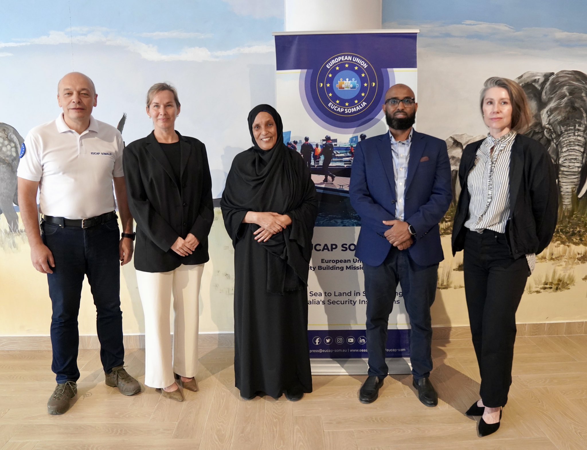 Human Rights Commission Chairperson Meets EUCAP Somalia to Strengthen Cooperation