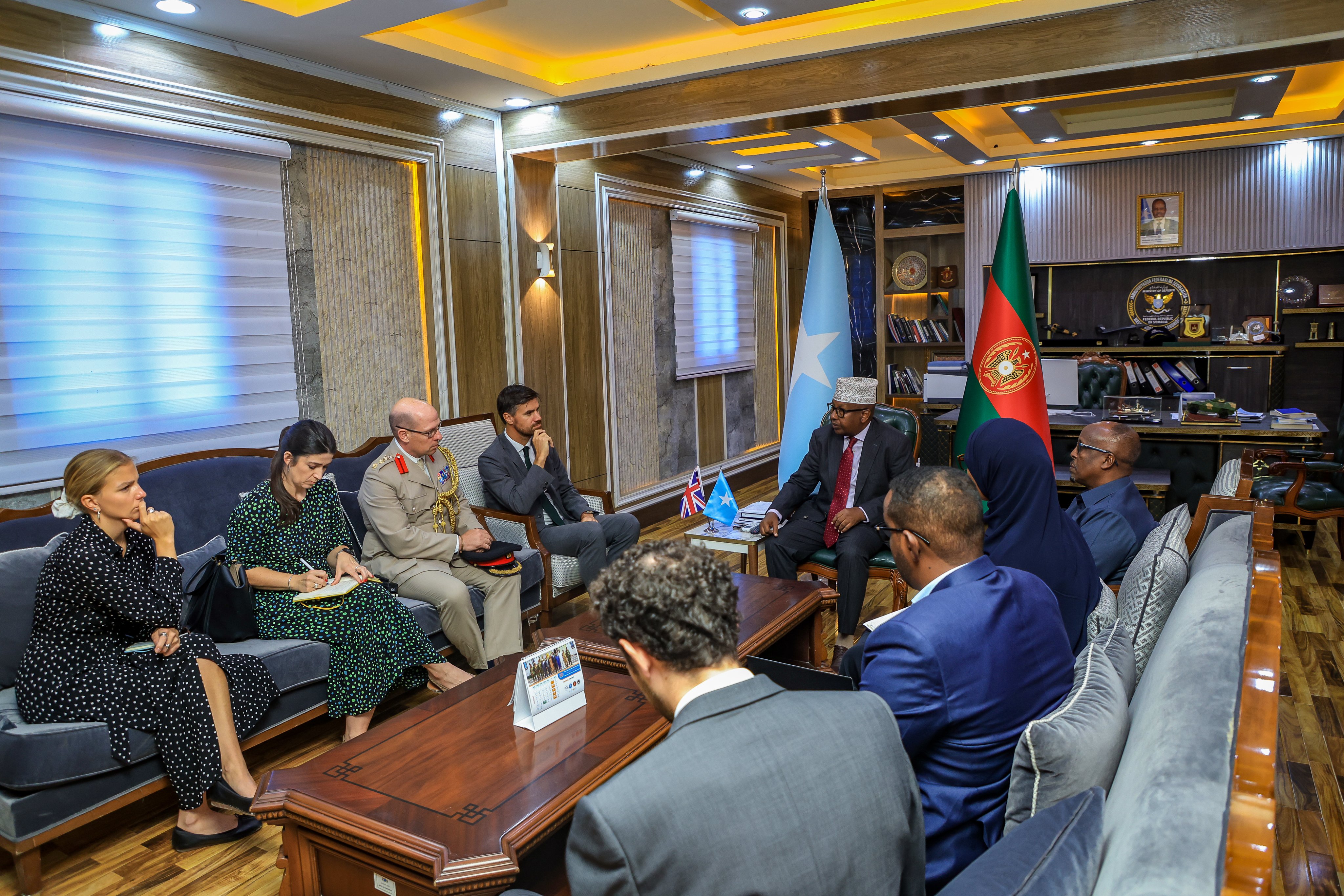 Somalia, UK Discuss Defence Cooperation and Counterterrorism Efforts