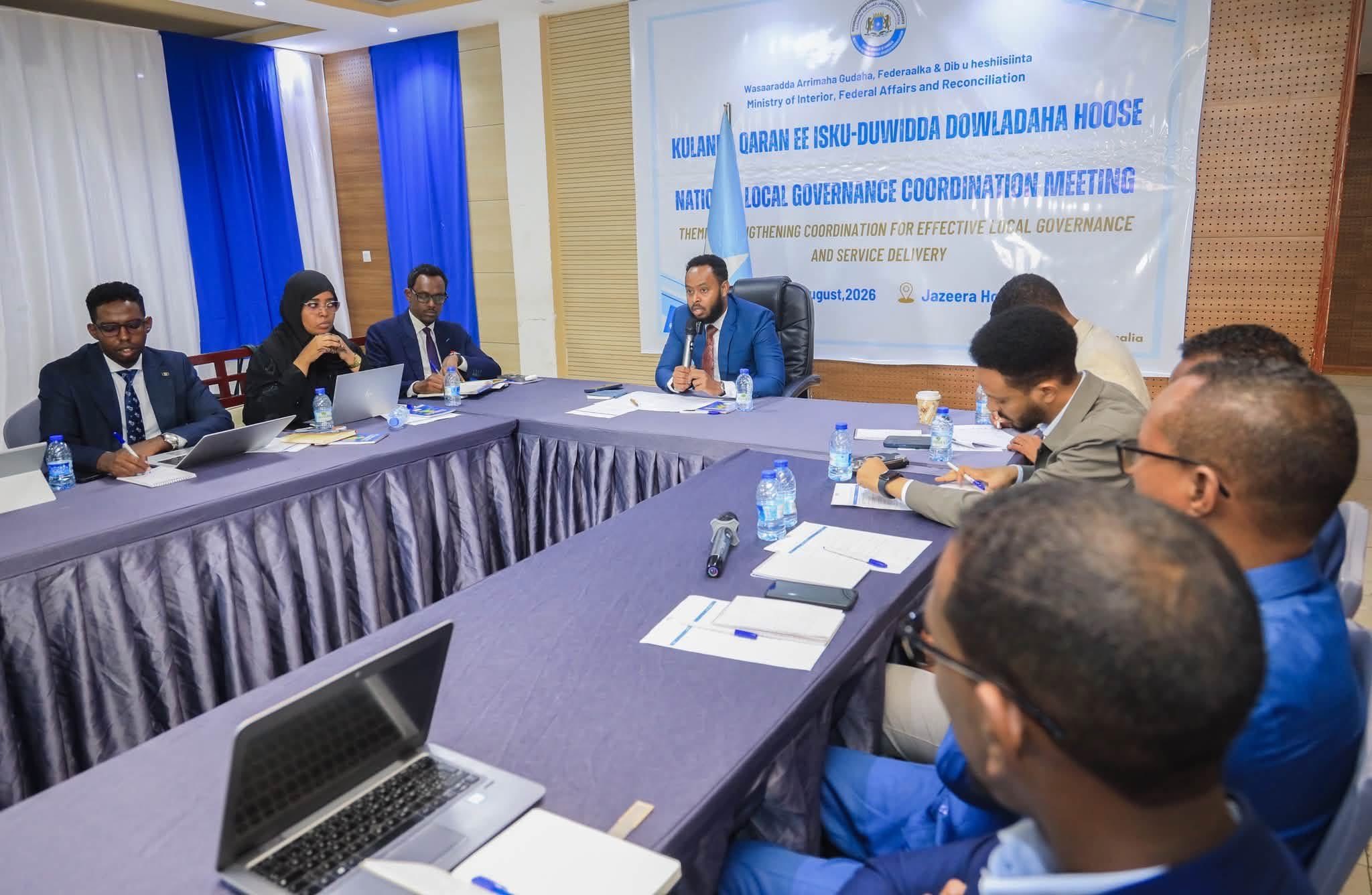 Director General of Interior Ministry opens National Local Government Coordination Meeting