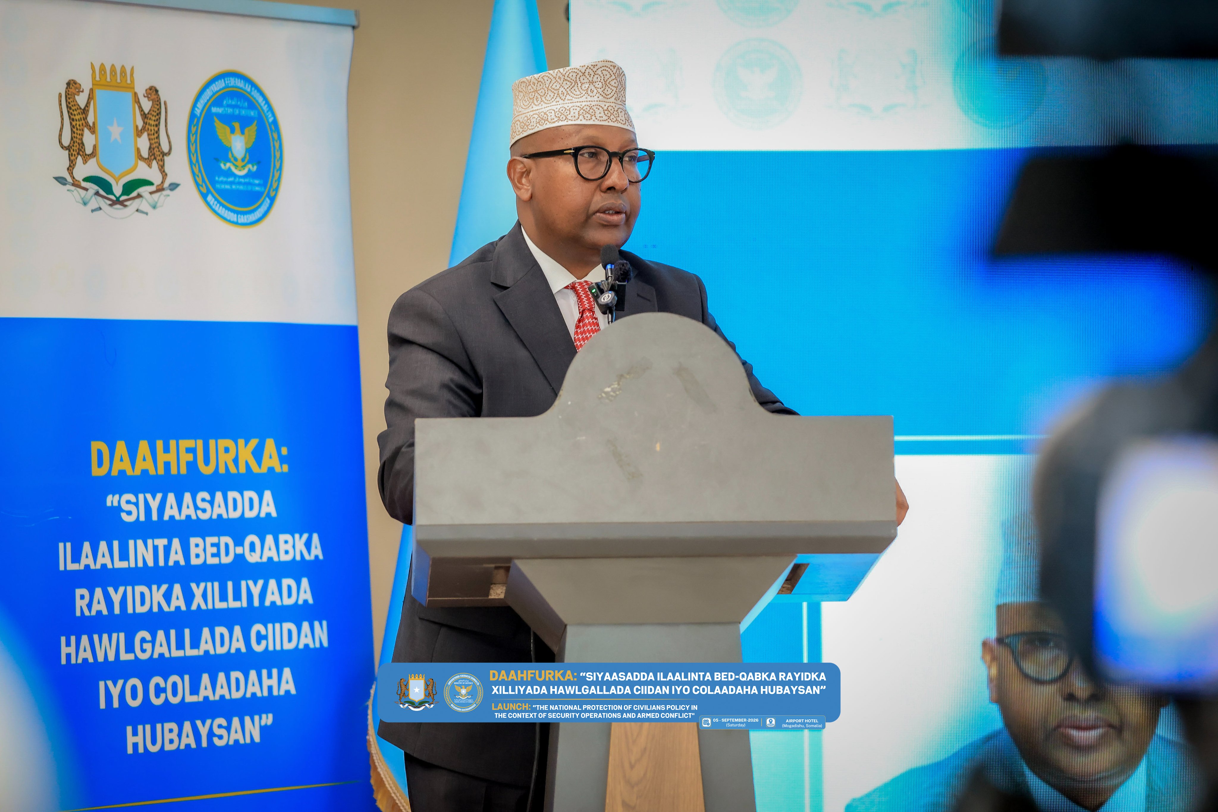 Minister of Defence Launches National Policy on Civilian Protection During Military Operations