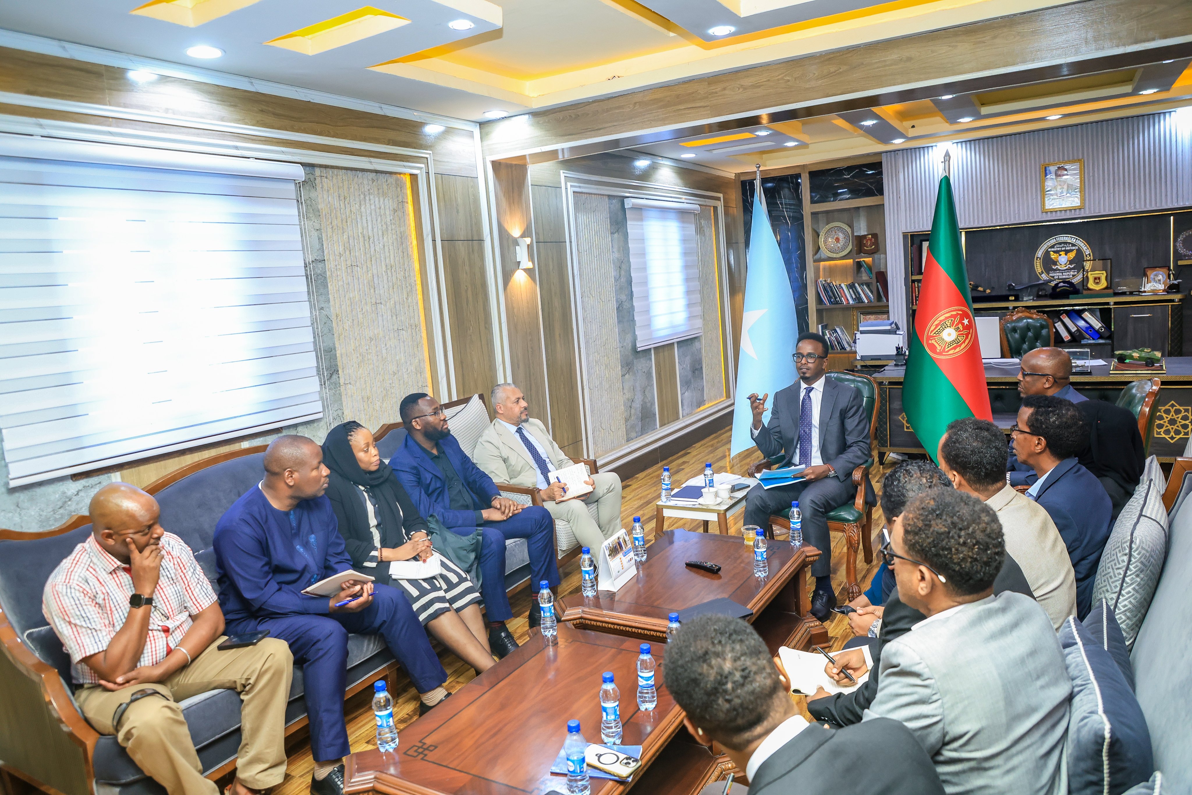 State Minister for Defence Receives African Union Counter-Terrorism Delegation
