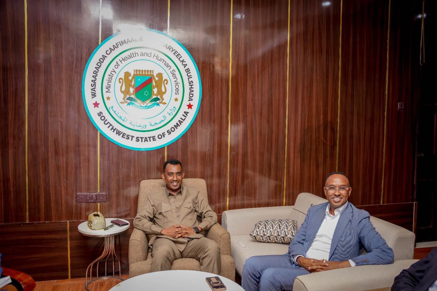 SoDMA Commissioner visits South West State’s Ministry of Health