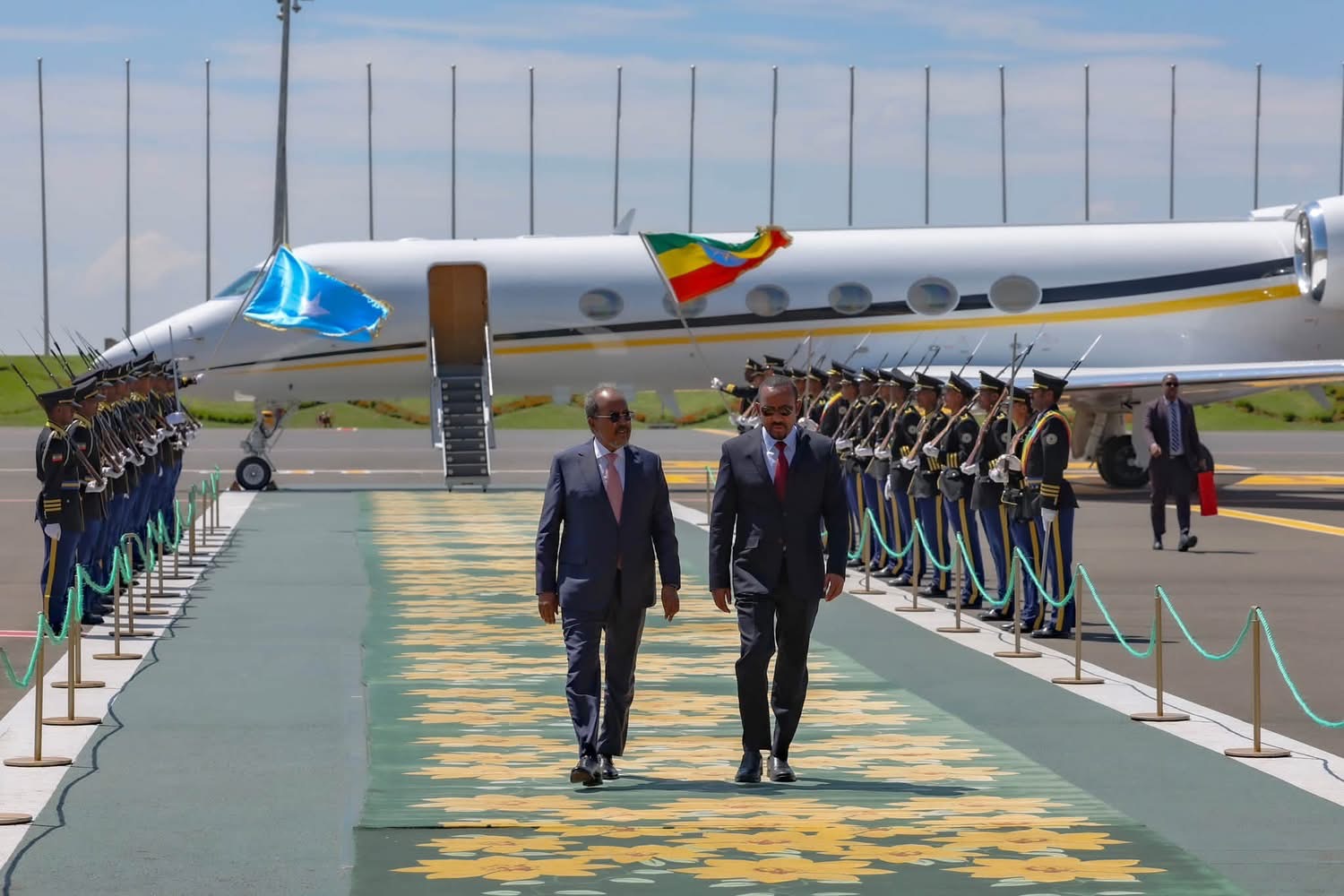 President Hassan Sheikh Visits Ethiopia for Official Talks