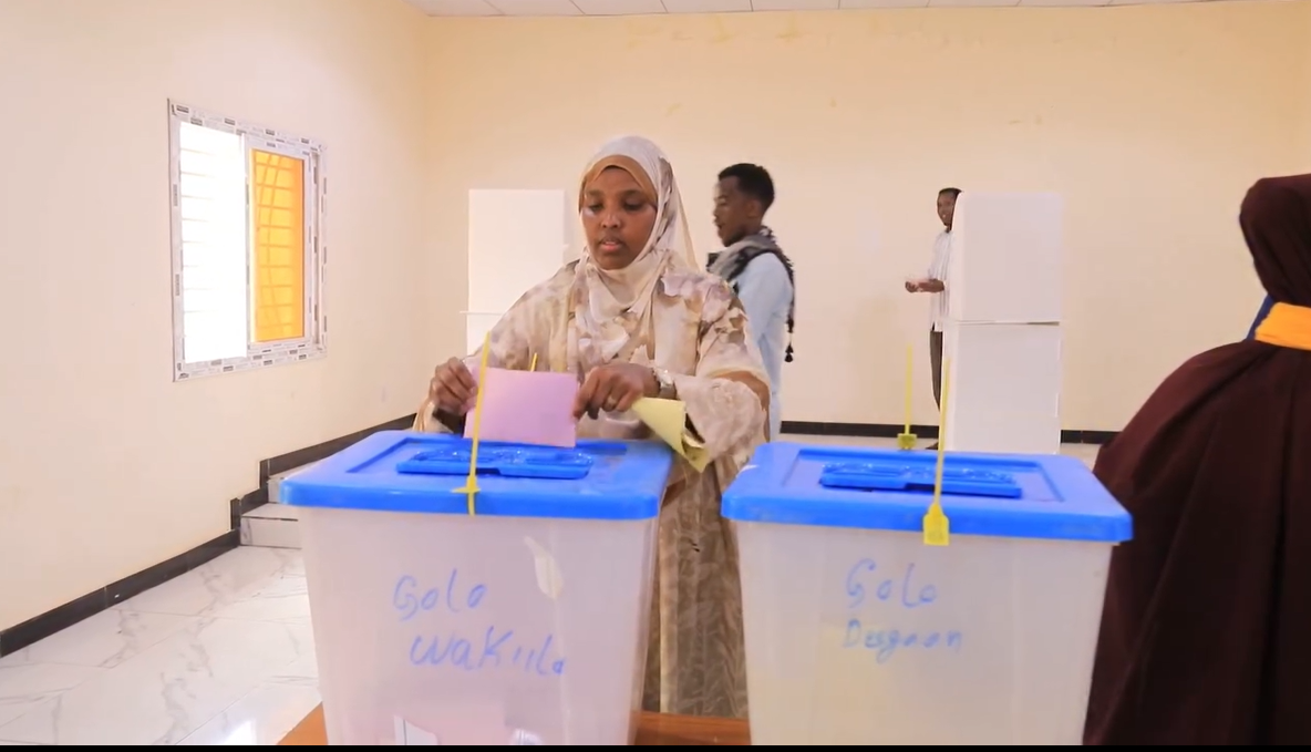 Harardheere votes freely three years after its liberation from the Khawaarij