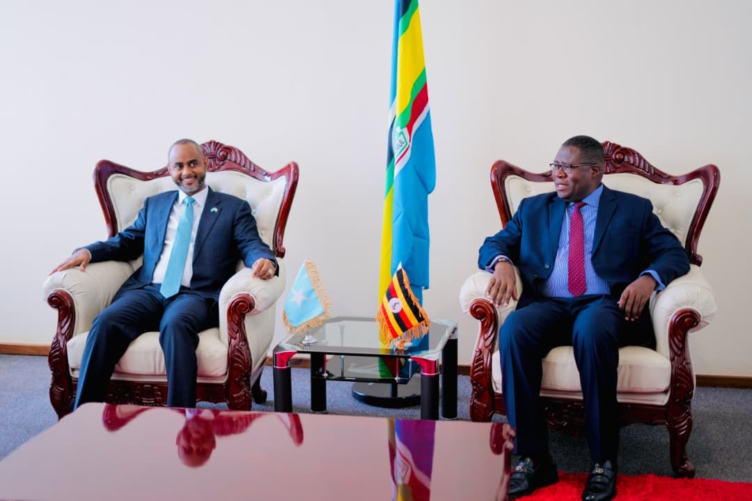 Somalia, Uganda Speakers Discuss Strengthening Parliamentary Cooperation