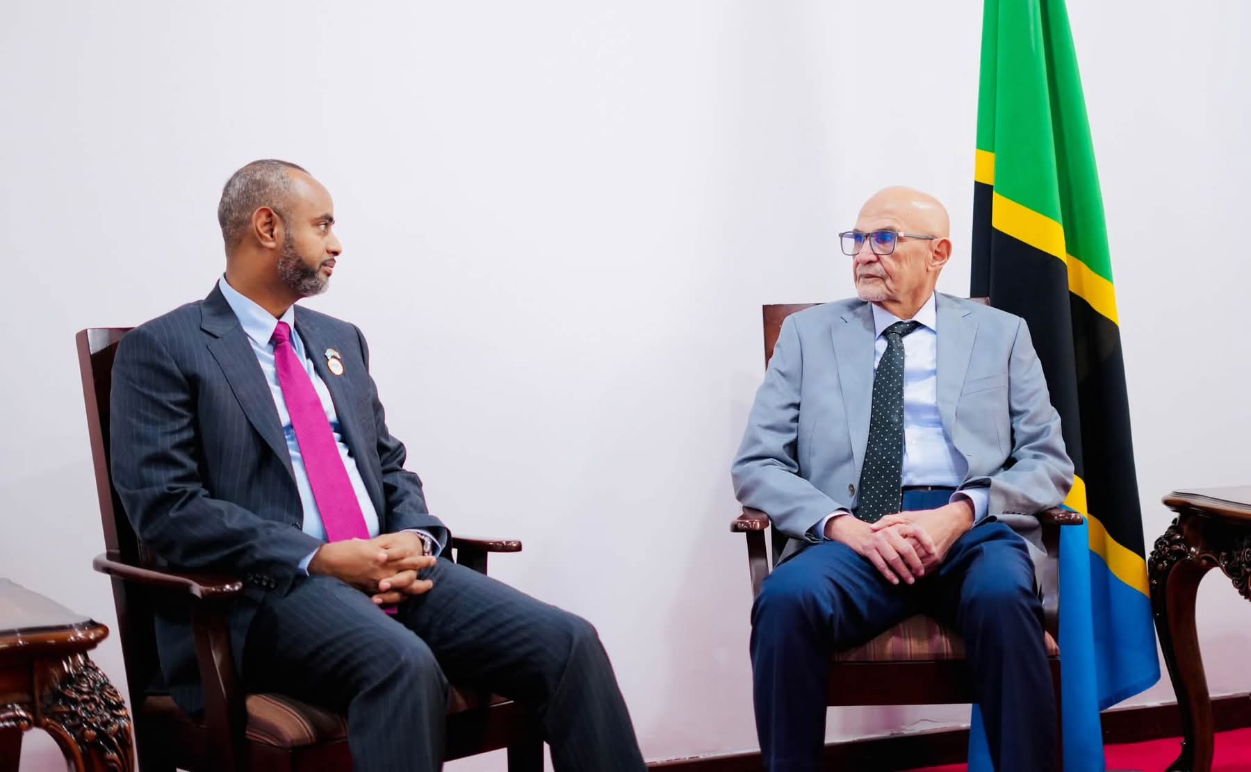 Somalia, Tanzania Speakers Discuss Strengthening Parliamentary Cooperation