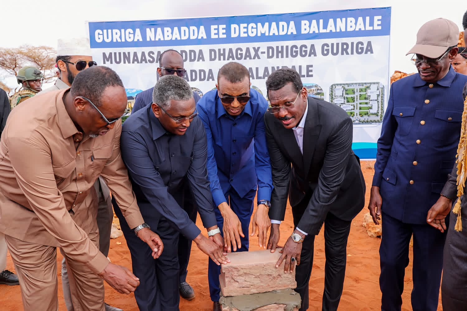 PM Hamza Lays Foundation Stone for Peace House in Balanballe