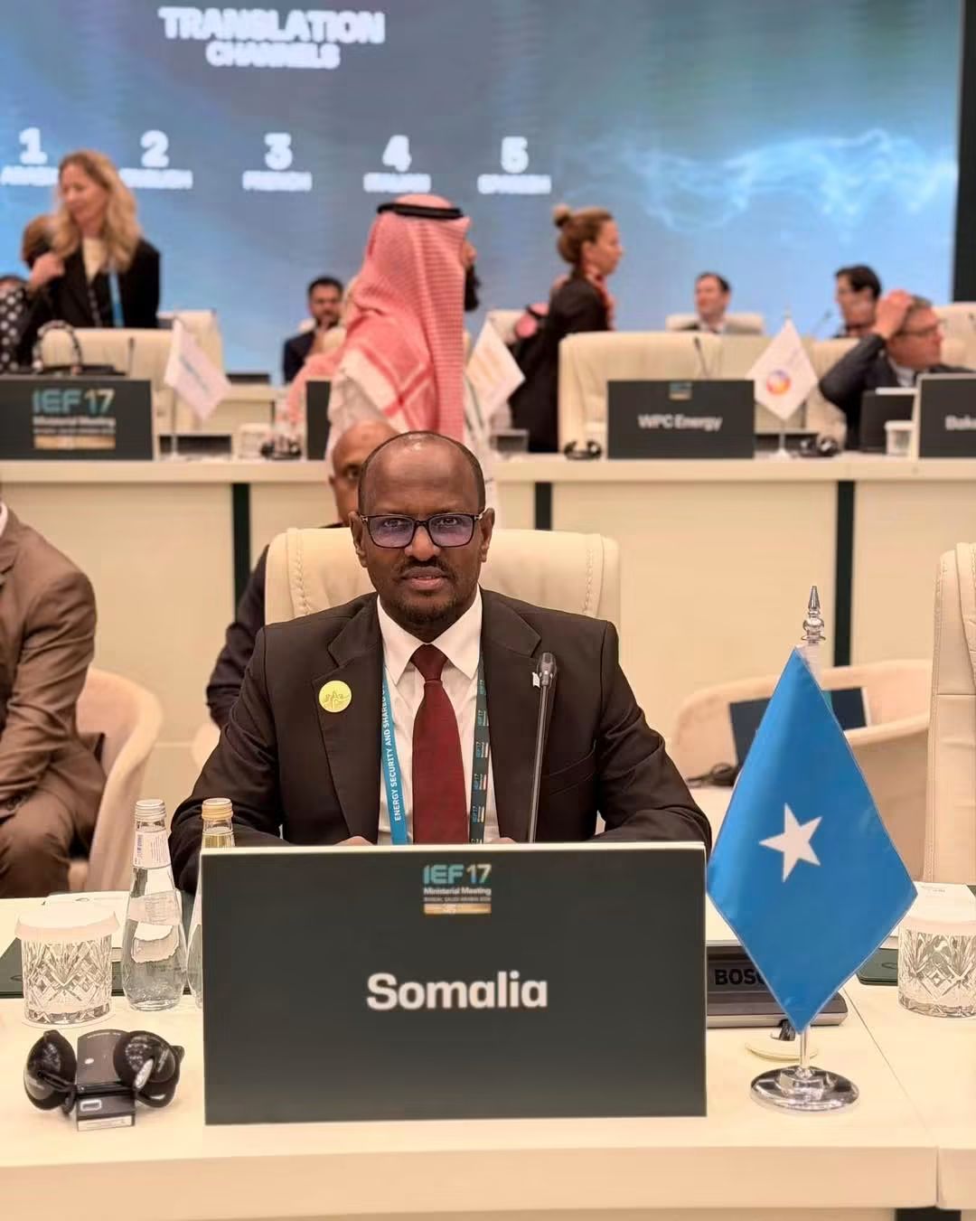 Somalia Participates in International Energy Forum in Riyadh
