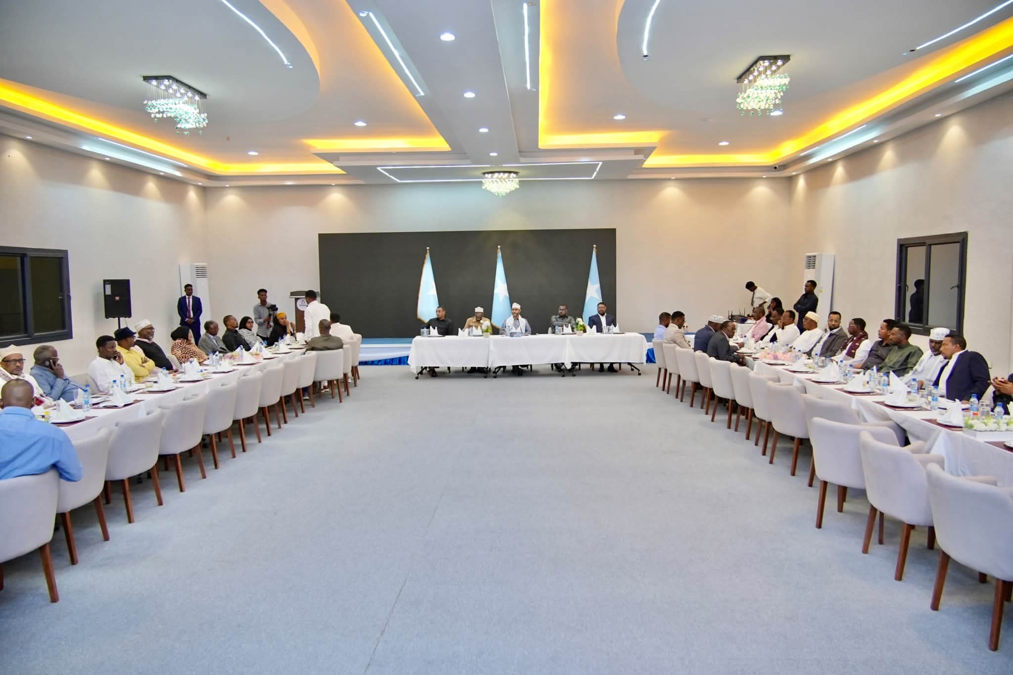 Speaker of the Parliament Hosts Dinner for Southwest MPs in Mogadishu