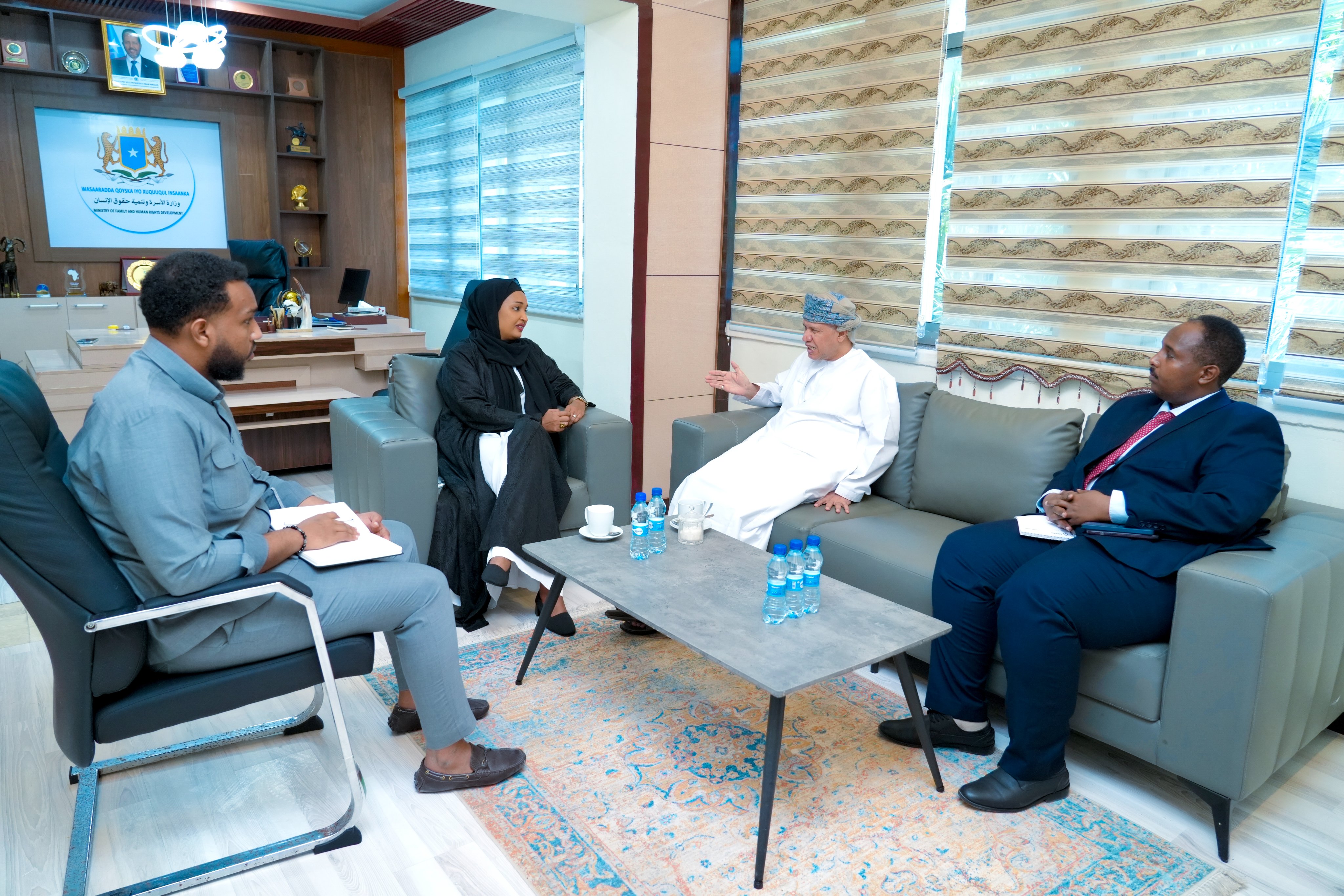 Somalia, Oman Discuss Strengthening Bilateral Ties and Protecting Human Rights