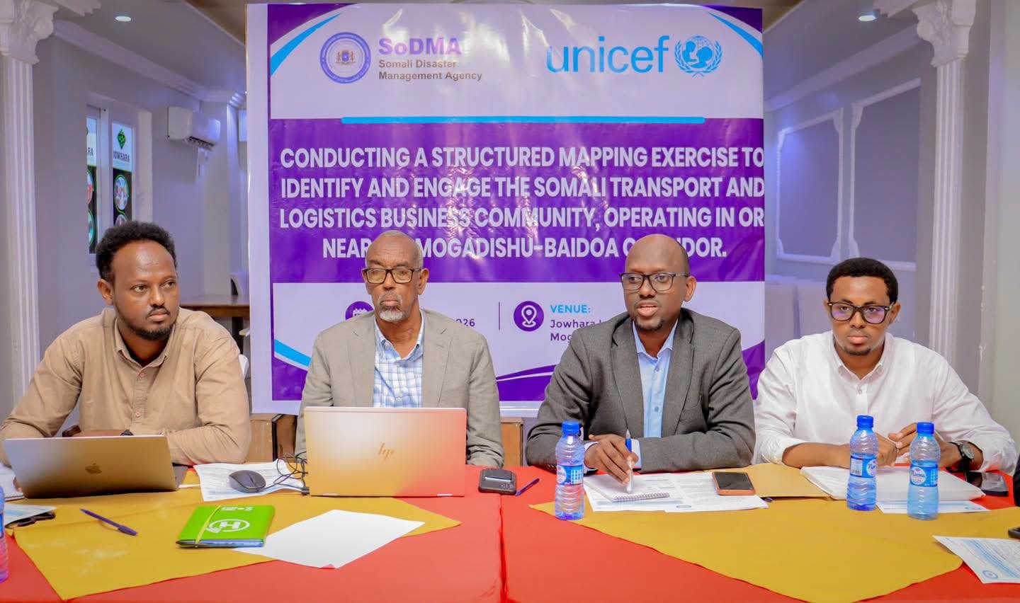 SoDMA, UNICEF Hold Talks to Strengthen Humanitarian Aid Delivery