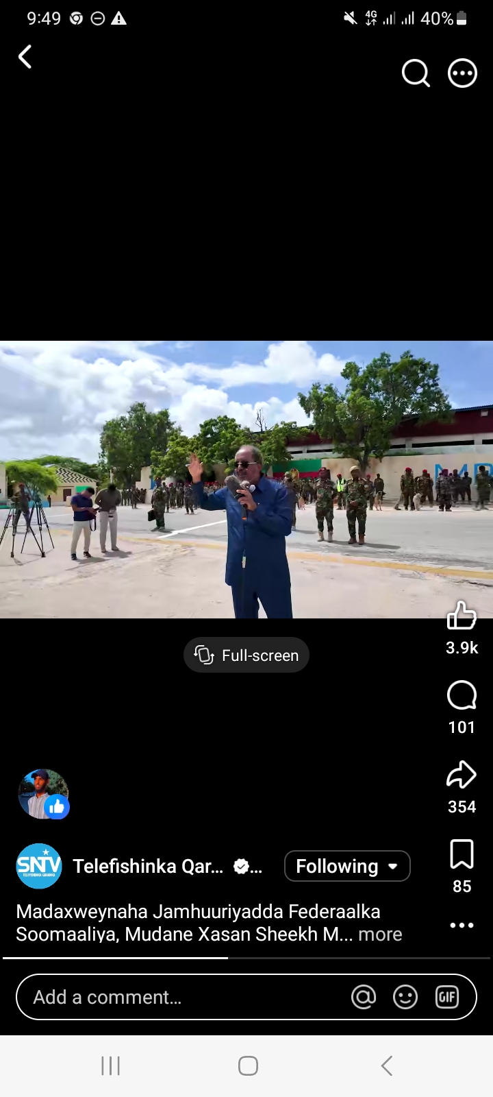 Madaxweynaha dalka oo guutada 77 faray in ay noqdaan kuwo ay ku daydaan ciidamada kale ee Qaranka