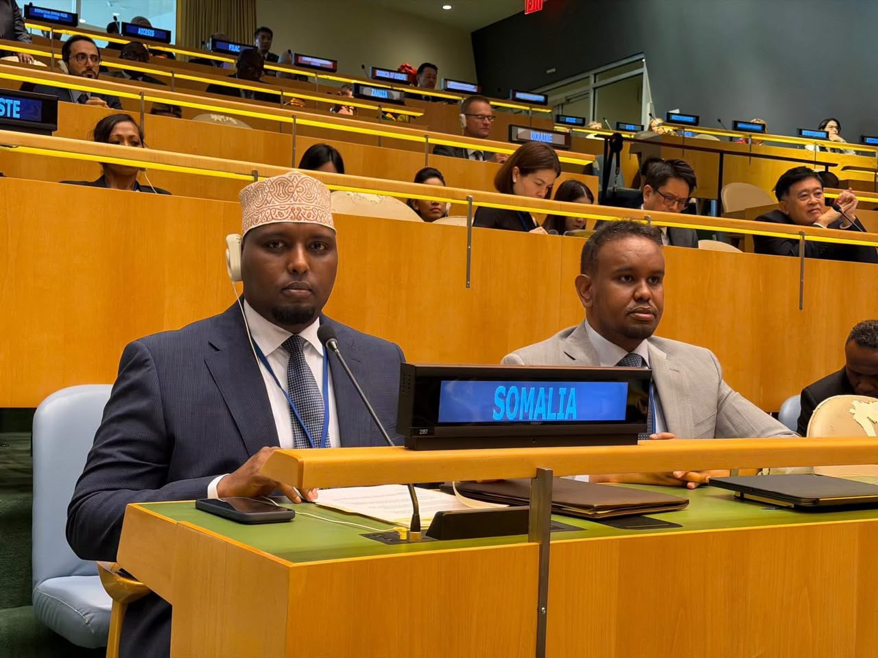 Wasiirka Qorsheynta oo ka hadlay shirka Heer Wasiir ee Golaha Dhaqaalaha (ECOSOC)