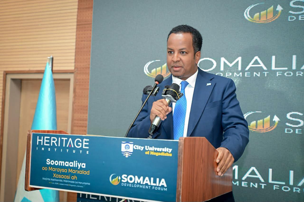 Wasiirka arrimaha dibadda oo khudbad ka jeediyey Madasha 3-aad Horumarinta Soomaaliya