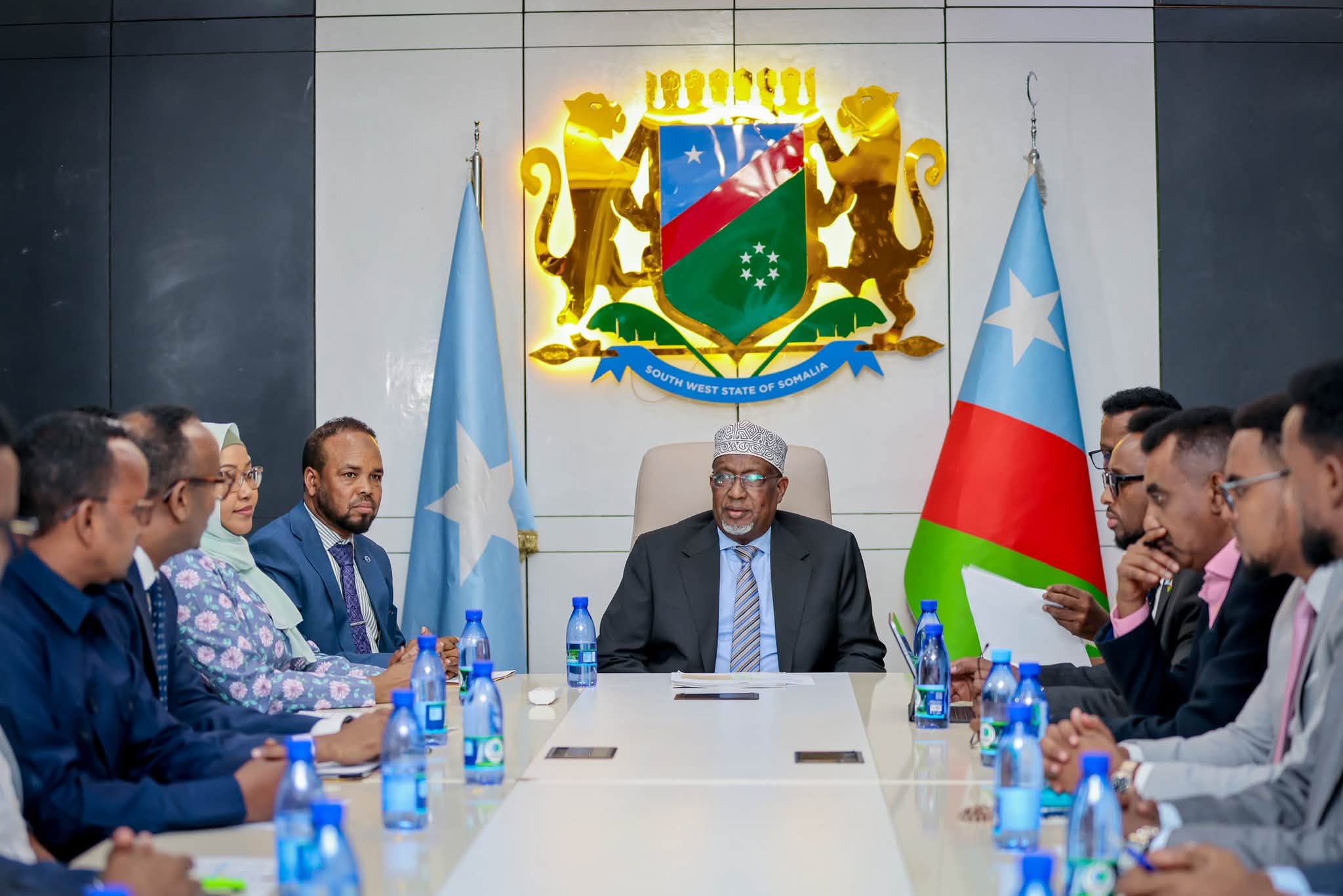 Sheekh Aadan Madoobe oo guddoomiyay kulanka golaha wasiirrada ee koofur galbeed