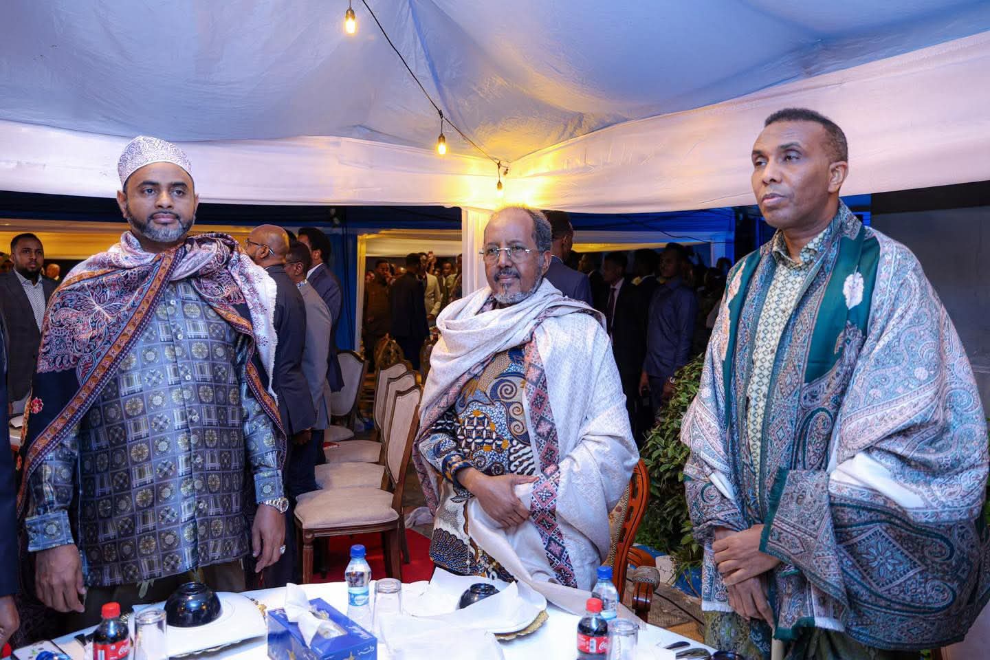 Madaxweyne Xasan Sheekh oo ka qaybgalay casho-sharaf lagu soo dhoweynayo guddoomiyaha golaha shacabka