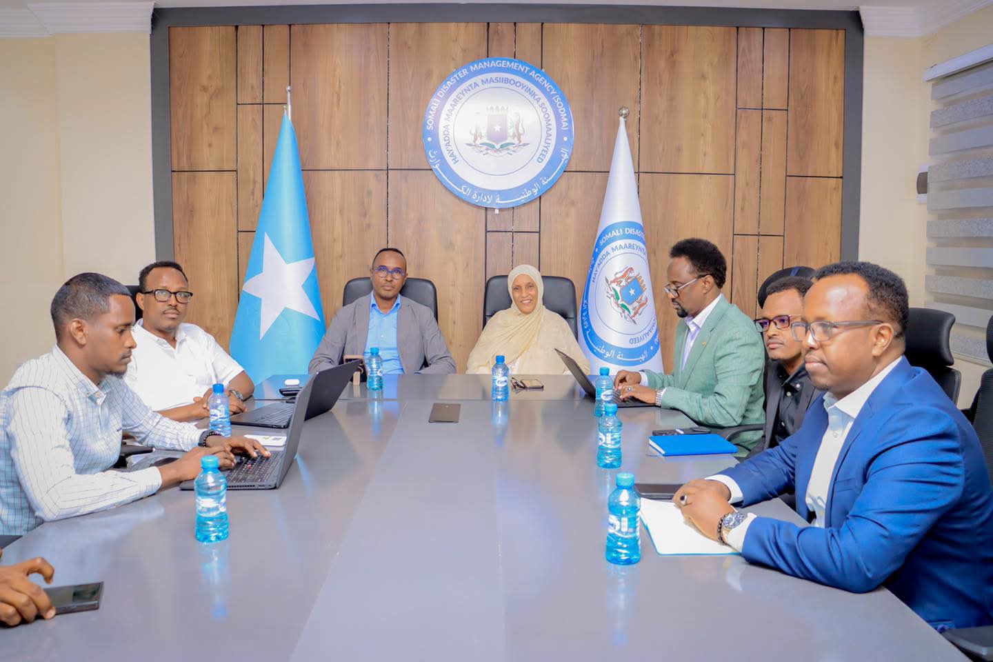 Guddoomiyaha Hay’adda SoDMA oo kulan la qaatay Guddoomiyaha Guddiga Xuquuqul Insaanka Qaranka