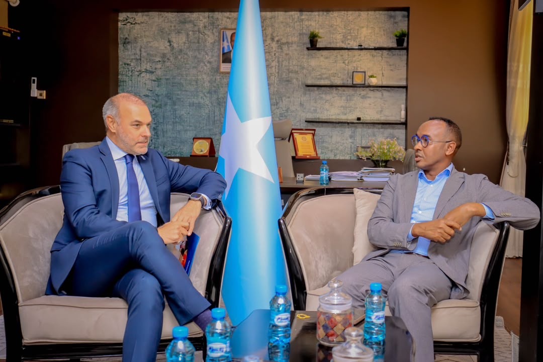 Guddoomiyaha Hay'adda SoDMA oo la kulmay wakiilka cusub UNDP ee Soomaaliya