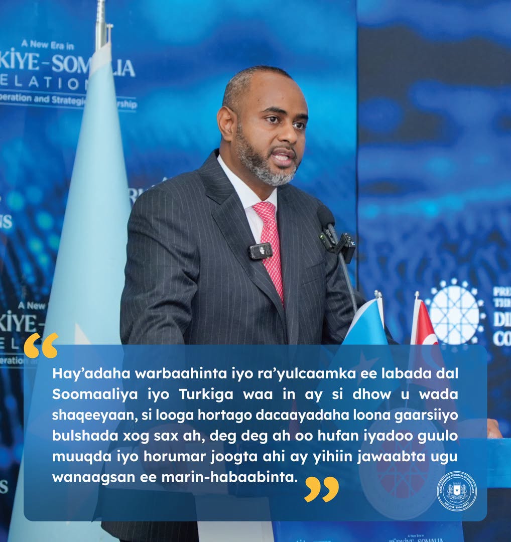 Guddoomiyaha BFS “Hay’adaha warbaahinta iyo ra’yulcaamka Soomaaliya iyo Turkiga waa in ay si dhow u wada shaqeeyaan”