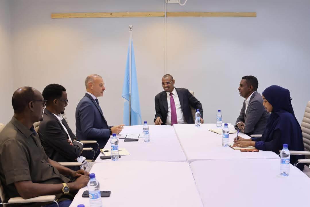 Wasiirka Xannaanada Xoolaha XFS oo la kulmay Madaxa Hay'adda UNDP ee Soomaaliya