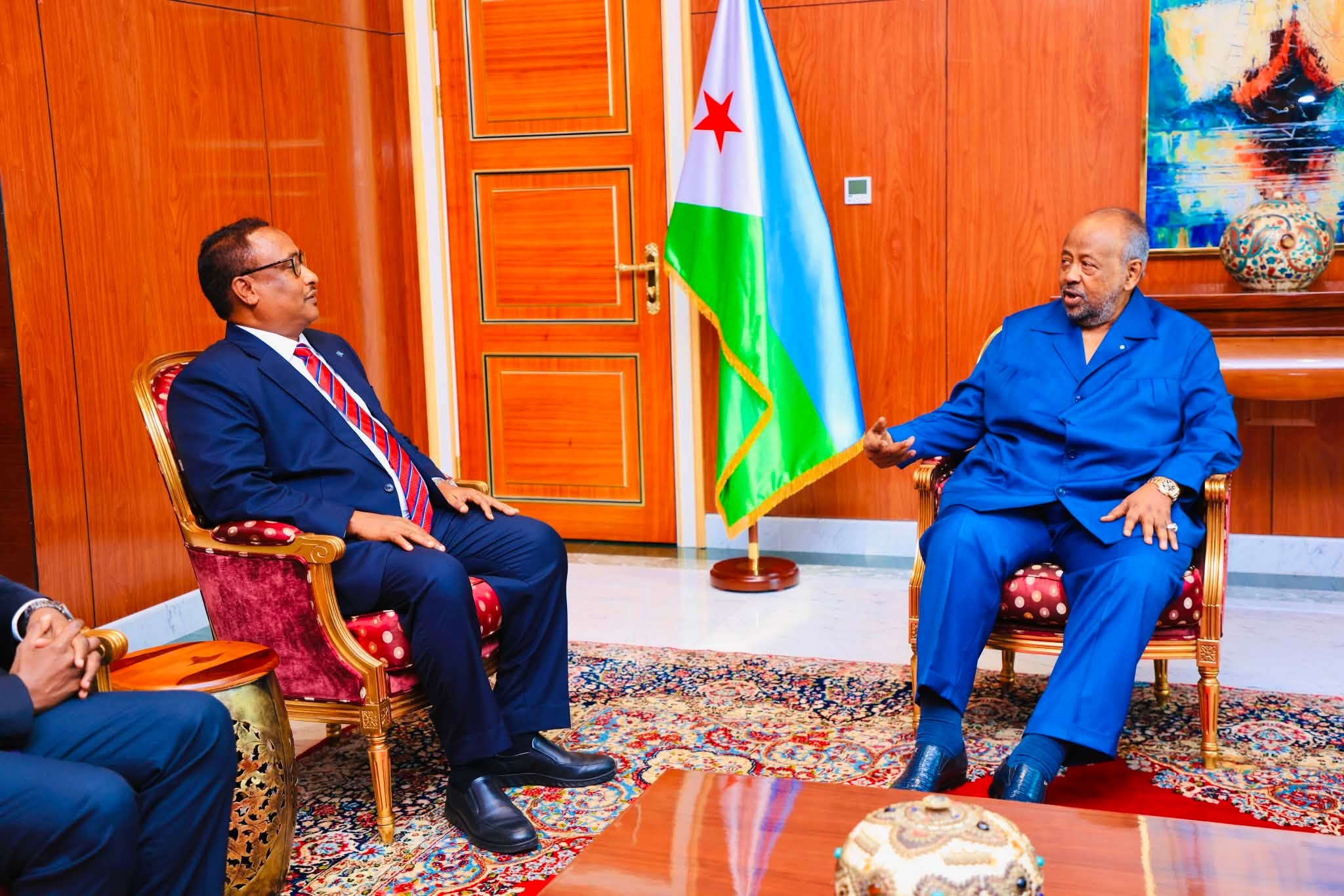 Duqa Muqdisho oo la kulmay Madaxweynaha Jabuuti
